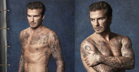 Beckham w kąpielówkach!