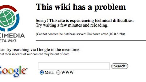 Wikipedia padła - dlaczego? 1