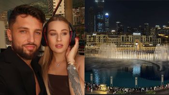 U Andziaks i Luki stabilnie: nadają z wystawnej kolacji przy słynnych Fontannach Dubajskich (FOTO)