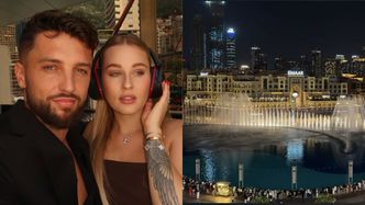 U Andziaks i Luki stabilnie: nadają z wystawnej kolacji przy słynnych Fontannach Dubajskich (FOTO)