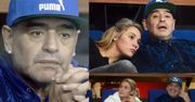 Diego Maradona z 25-letnią dziewczyną na trybunach (ZDJĘCIA)