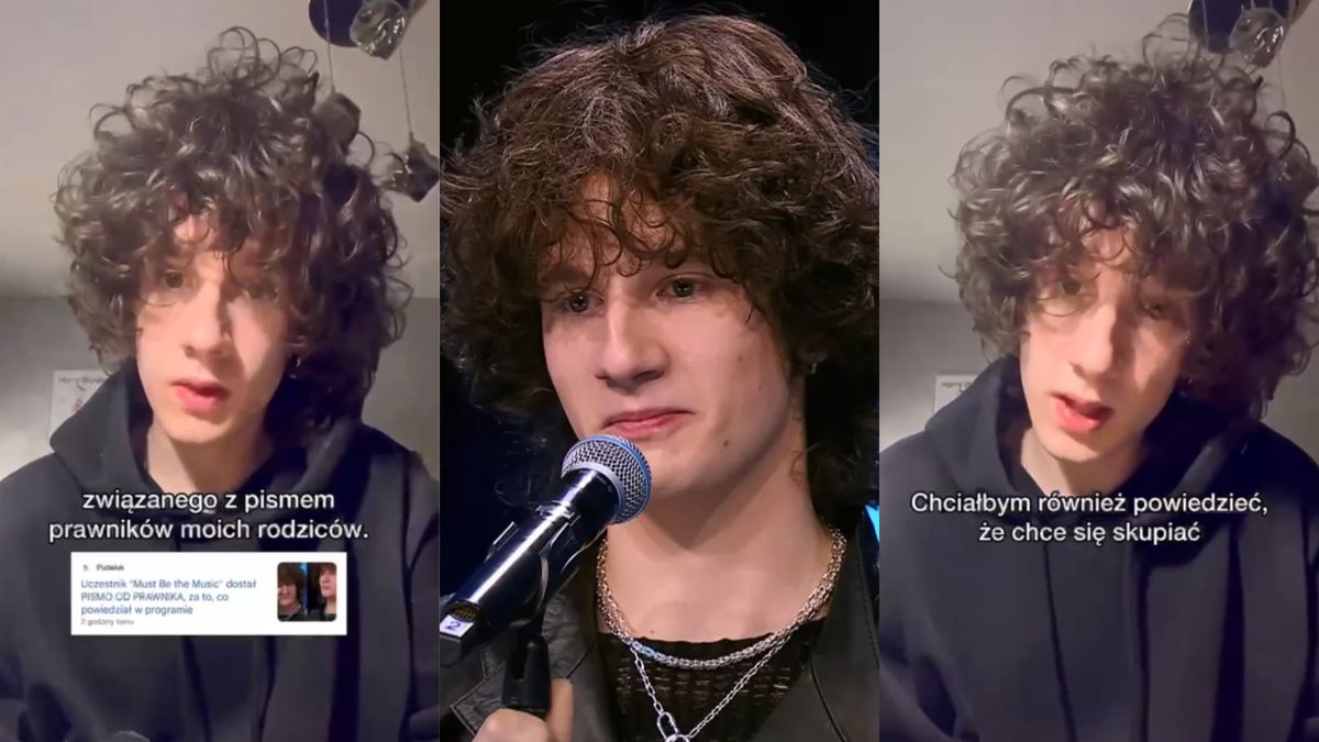 Uczestnik "Must Be the Music" przemówił