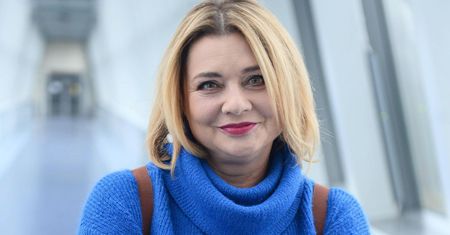 Małgorzata Ostrowska-Królikowska z wnukiem. Mały Józio jest jej oczkiem w głowie