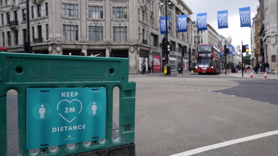 Koronawirus Wielka Brytania. PKB spadło o ponad 20 proc.