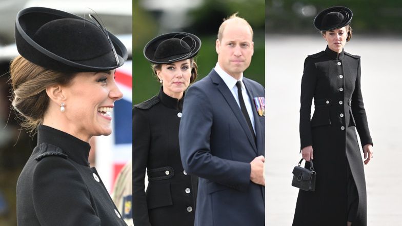 Książę WIlliam i Kate Middleton w bazie wojskowej w Surrey