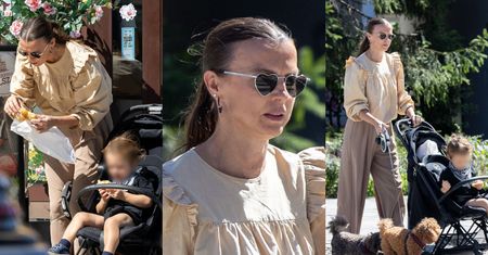 Katarzyna Sokołowska spaceruje z 2-letnim synem. Ivo Lew rośnie jak na drożdżach? (ZDJĘCIA)
