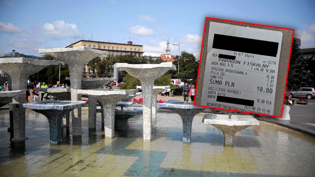 Czytelnik zapłacił  10 zł za butelkę wody mineralnej w Gdyni