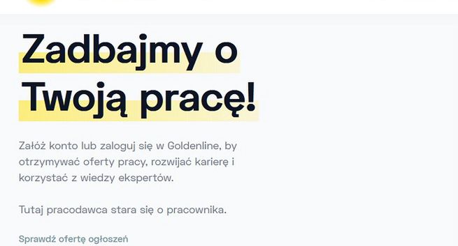 Koniec Goldenline. Jak Agora tłumaczy to użytkownikom?