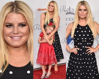 Dumna Jessica Simpson chwali się córką na ściance