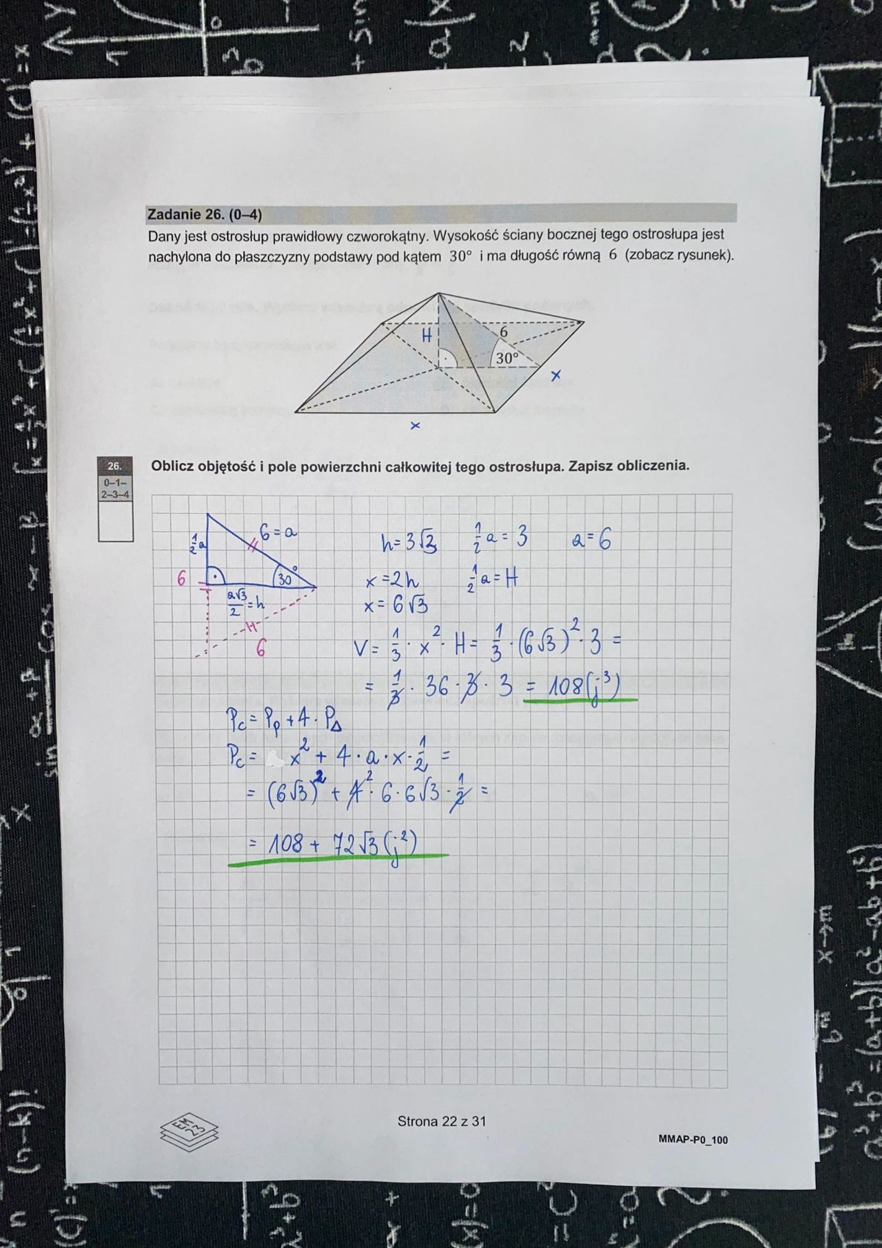 Matematyka. Odpowiedzi. Matura