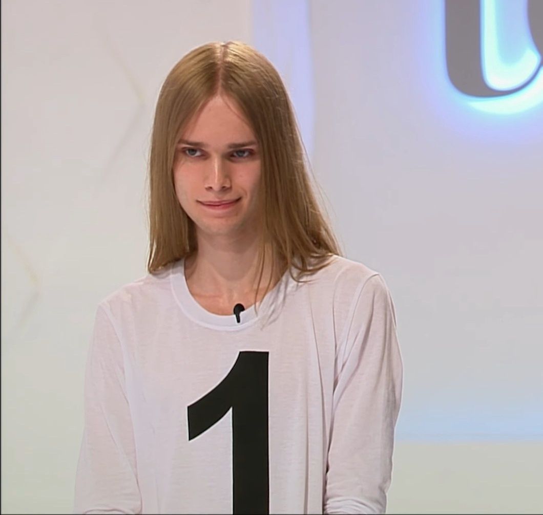 Mateusz Maga w "Top Model" w 2014 roku