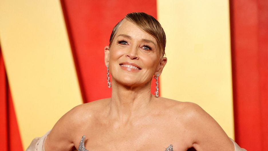 Sharon Stone na gali rozdania Oscarów w 2024 r.