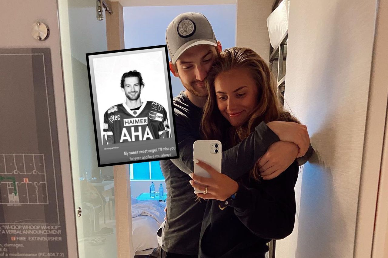 Tragic death of a hockey player. Fiancée's touching post.