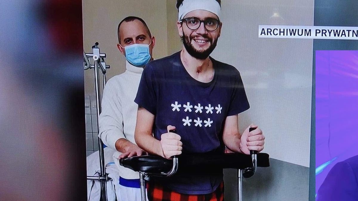 Kadr z programu "Fakty po południu" w TVN24