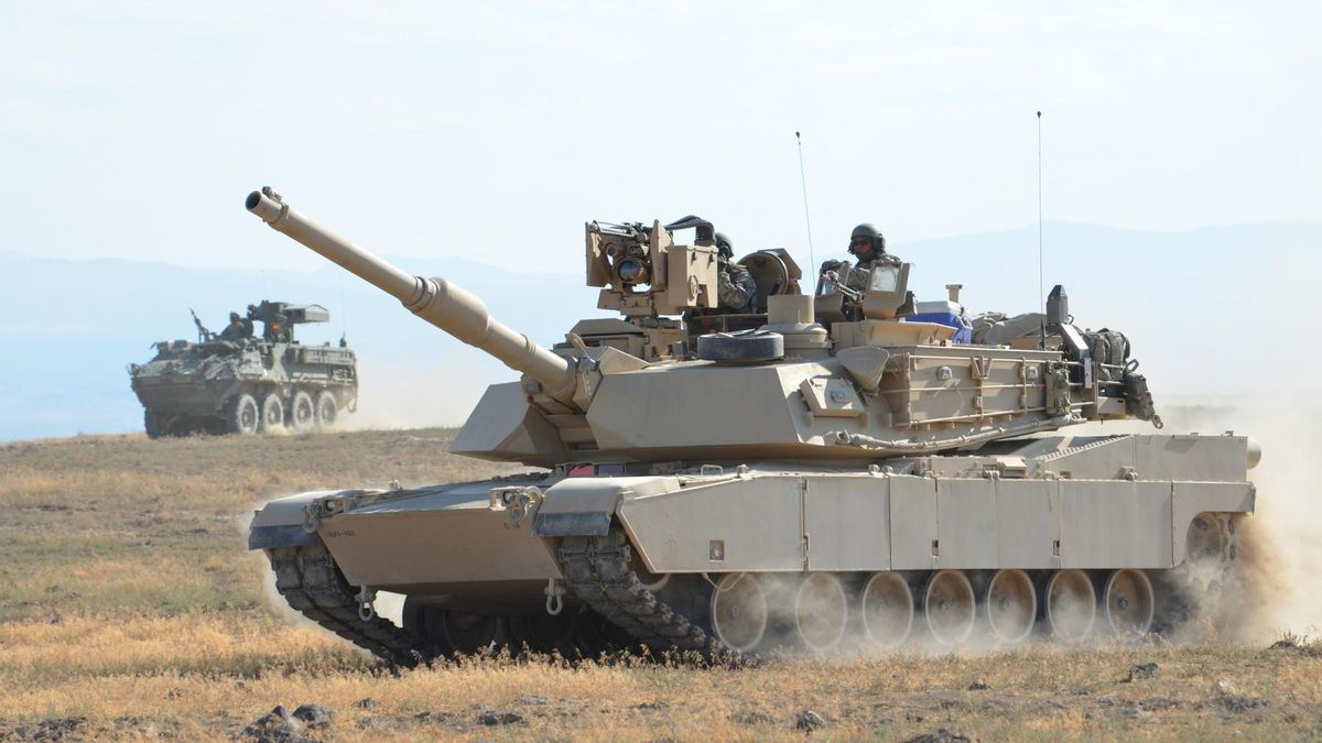 Na zdjęciu czołg Abrams należący do US Army