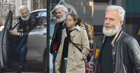 Brodaty Hubert Urbański zajechał na spotkanie z córką nowiutkim volvo za 200 tysięcy złotych