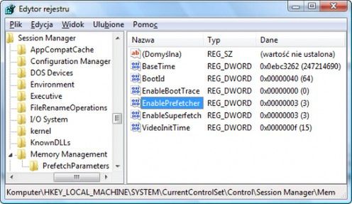 Zoptymalizuj SuperFetch w Vista 2