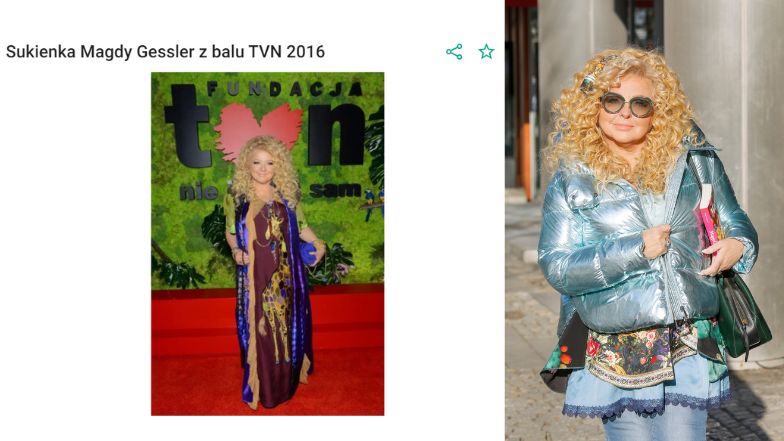 Sukienka Magdy Gessler