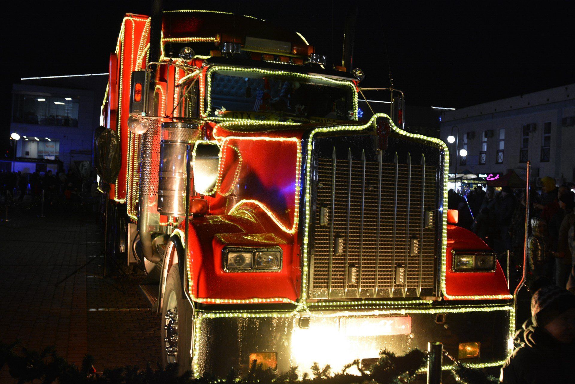Wizyta świątecznej ciężarówki Coca Coli to zawsze duże wydarzenie w każdym mieście