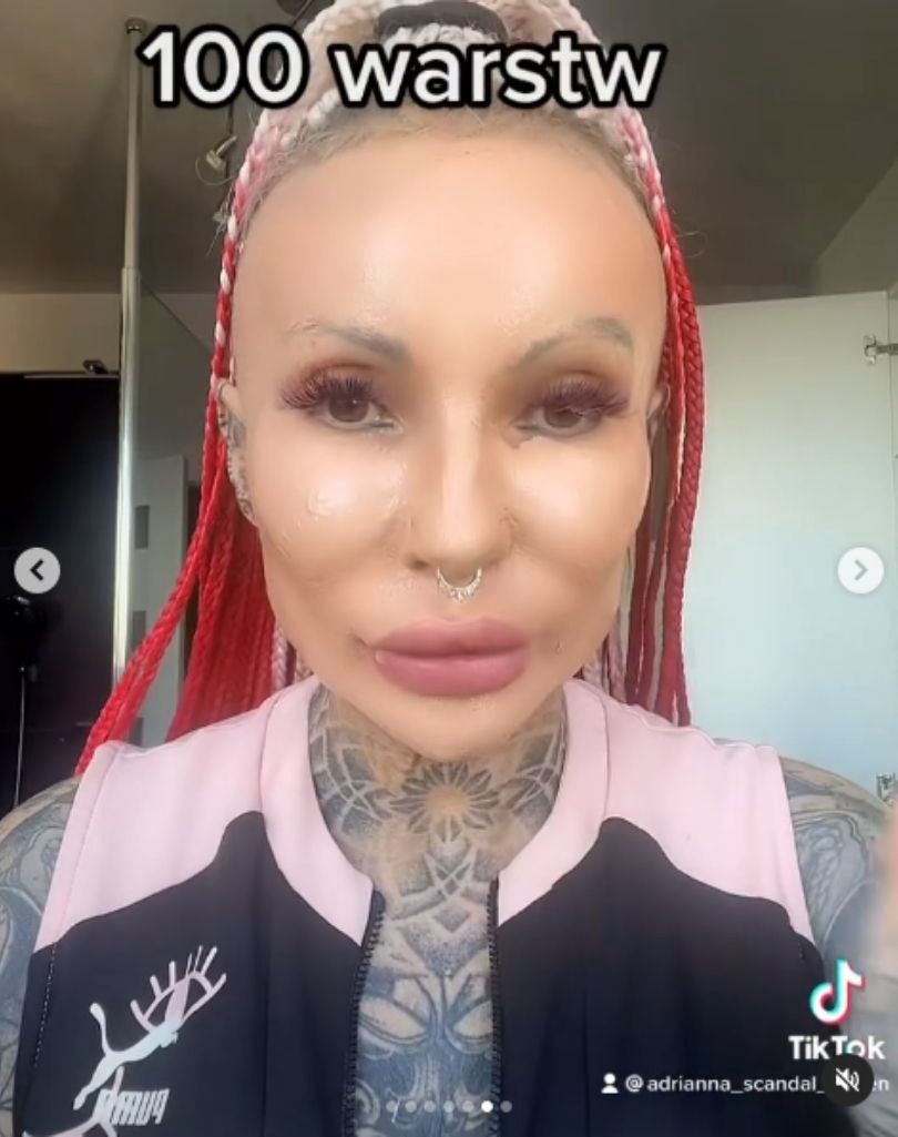 Adrianna Eisenbach z "Królowych życia" prezentuje twarz bez tatuaży