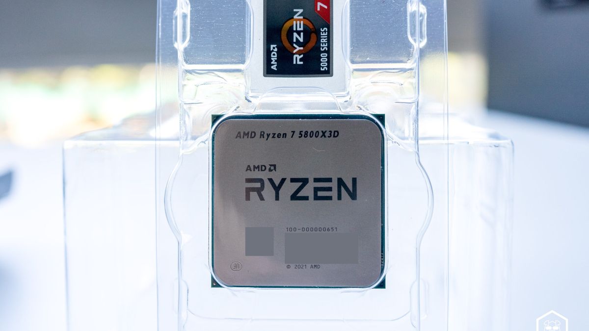 AMD Ryzen 7 5800X3D.