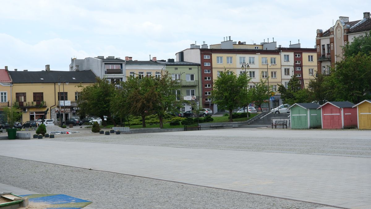 Rynek w Ostrowcu Świętokrzyskim