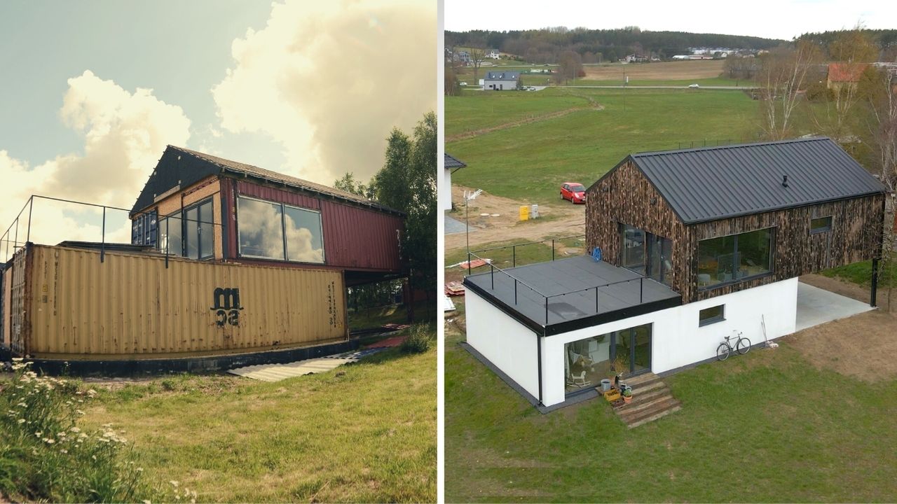 Dom z kontenerów. "Chcieliśmy ograniczyć koszty do minimum"