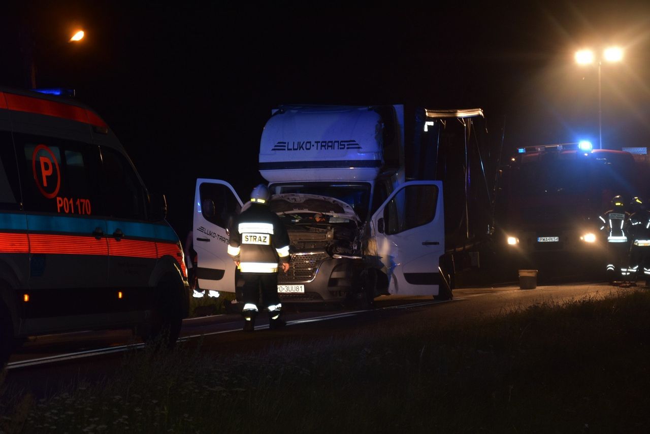 Panigródz: Kierowca zasnął za kierownicą. Doszło do zderzenia