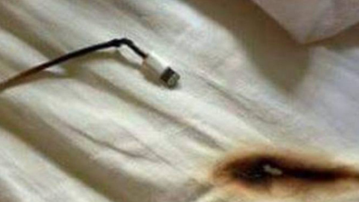 Ładowanie urządzenia mogło zakończyć się pożarem