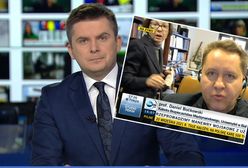 Profesor rozmawiał na żywo z TVN24. Nagle pojawiła się mistrzyni drugiego planu