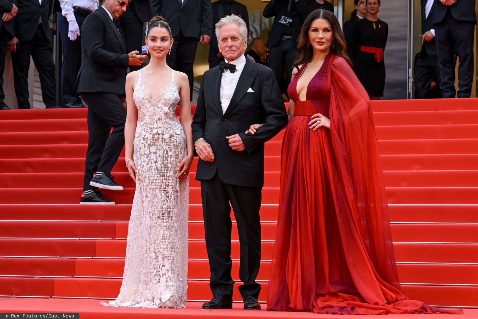 Carys Zeta Douglas, Michael Douglas and Catherine Zeta-Jones