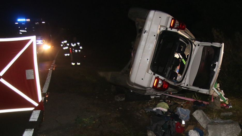 Wypadek we Włosienicy. Nie żyje 28-latek