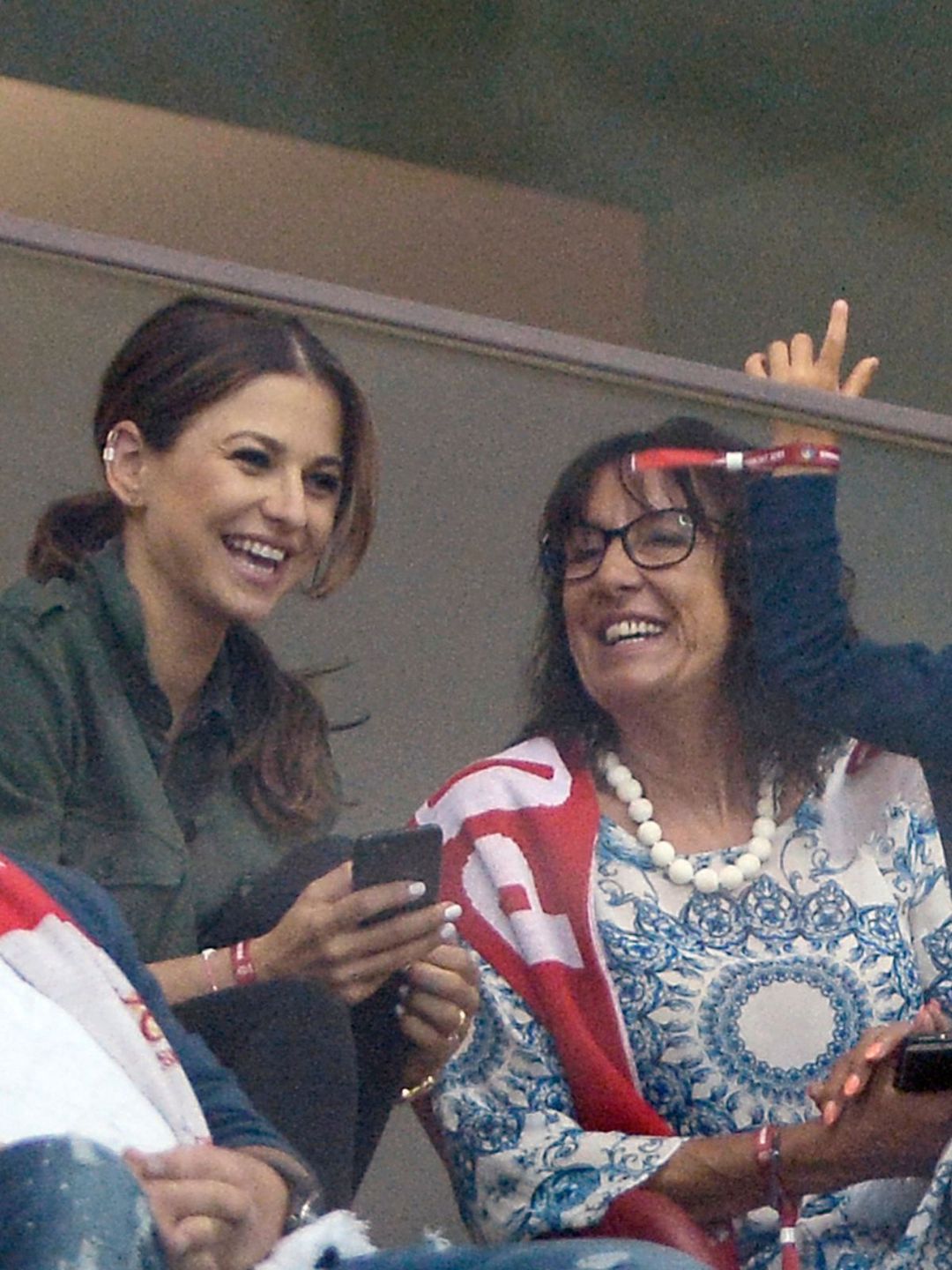 Anna Lewandowska z teściową 