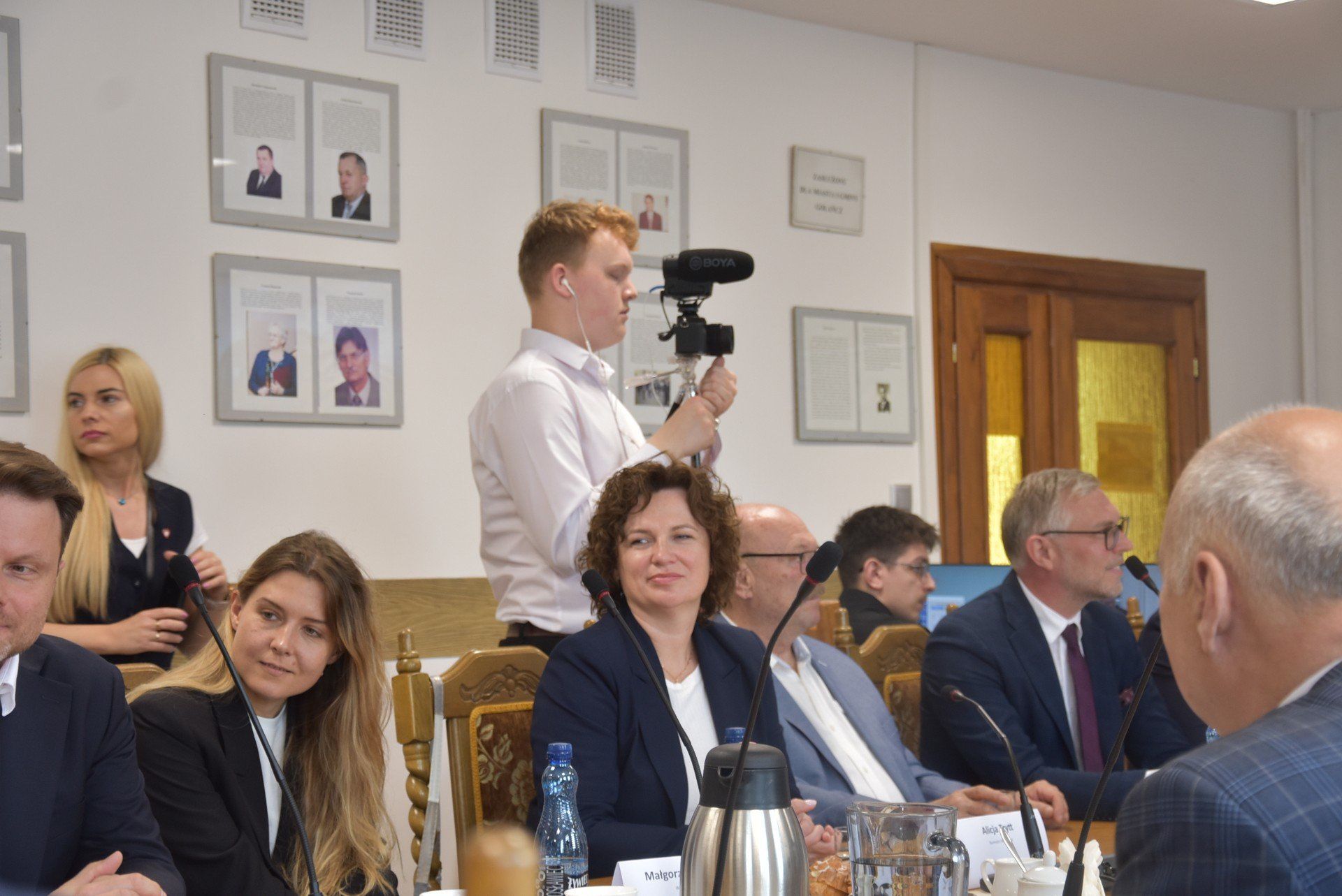 konferencja prasowa pt. Modernizacja kluczowej linii kolejowej nr 356: Wspólnie dla rozwoju regionu Poznań - Wągrowiec - Gołańcz - Gołańcz 21 lipca 2025