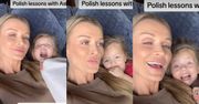 Joanna Krupa nagrała, jak uczy 4-letnią Ashę języka polskiego. Fani jednogłośni: "Ta wiedza na pewno ZAPROCENTUJE" (WIDEO)