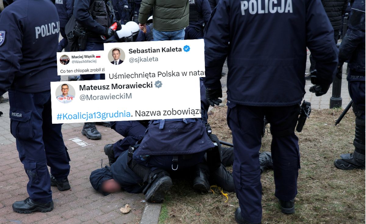 Politycy PiS oburzeni zachowaniem policji podczas protestu rolników