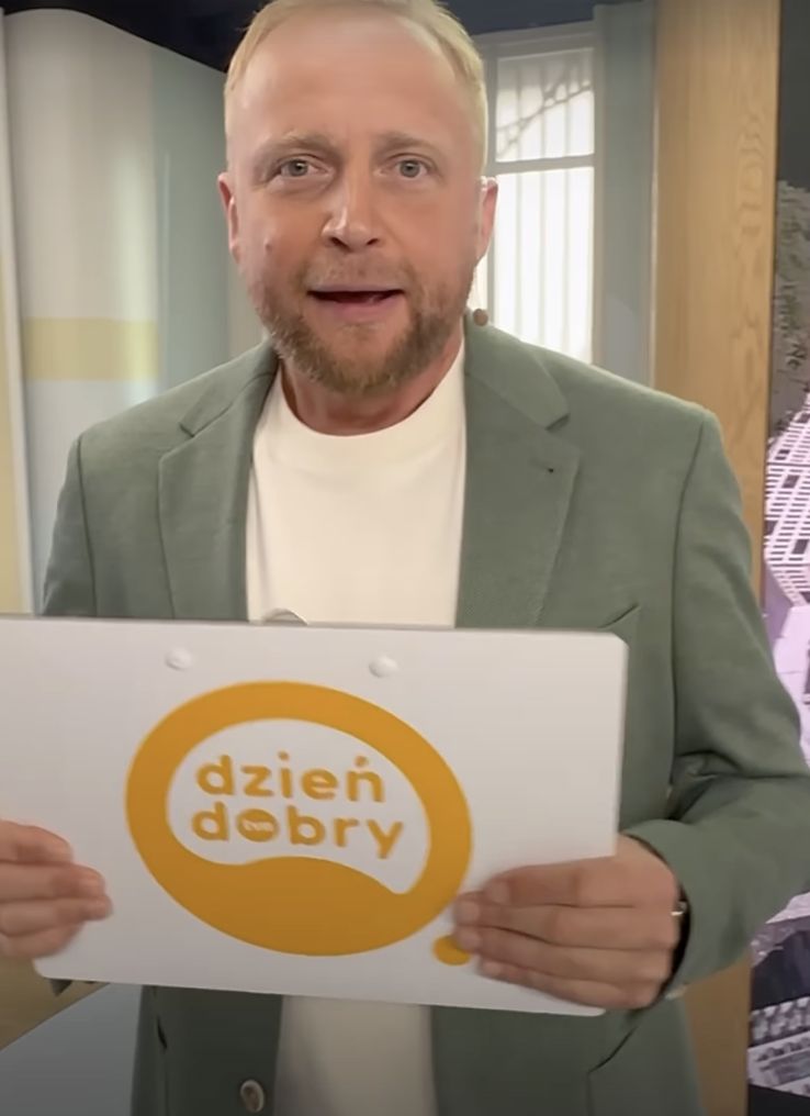 Piotr Adamczyk zadebiutował w "Dzień dobry TVN"