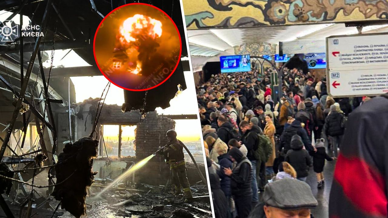 Russian drone onslaught sparks chaos and fires in Kyiv