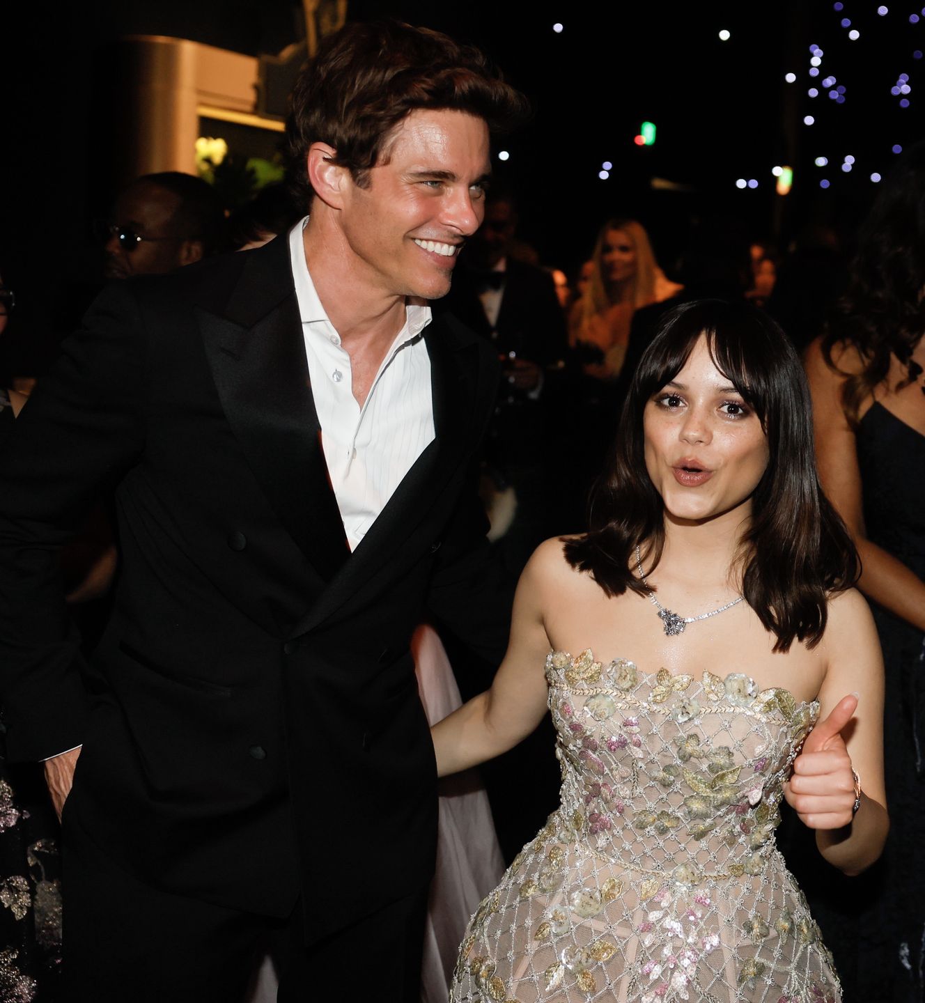 James Marsden i Jenna Ortega na gali Emmy
