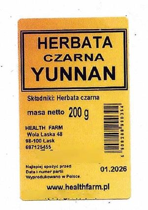 Herbata z pestycydami ostrzeżenie GIS