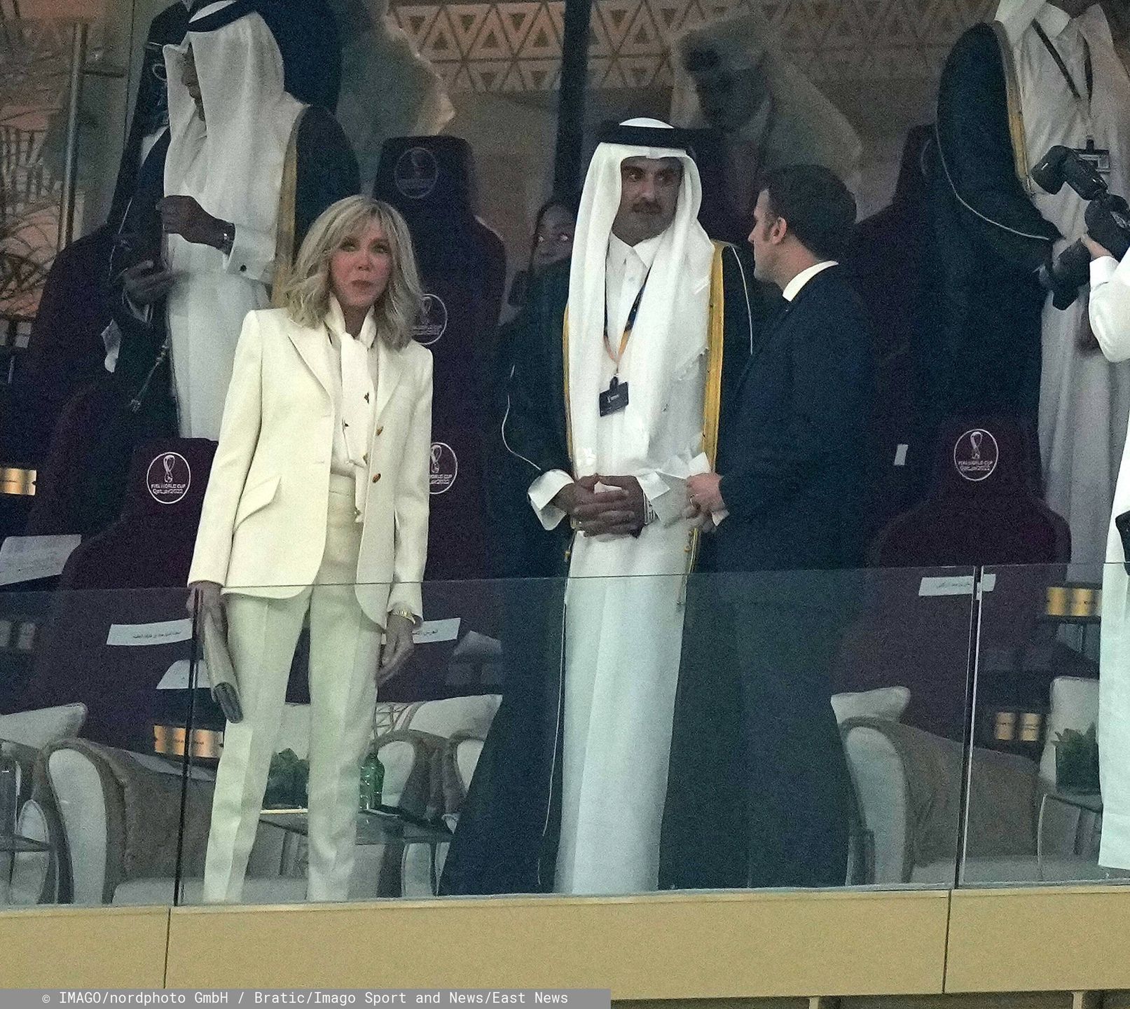 Emmanuel i Brigitte Macron na finale mundialu 