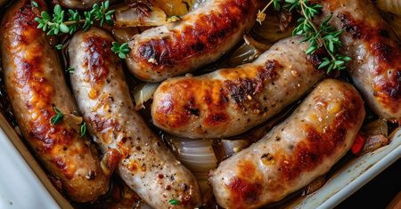 Białą kiełbasę piecz tylko w takiej temperaturze. Nie popęka i wyjdzie bardzo soczysta