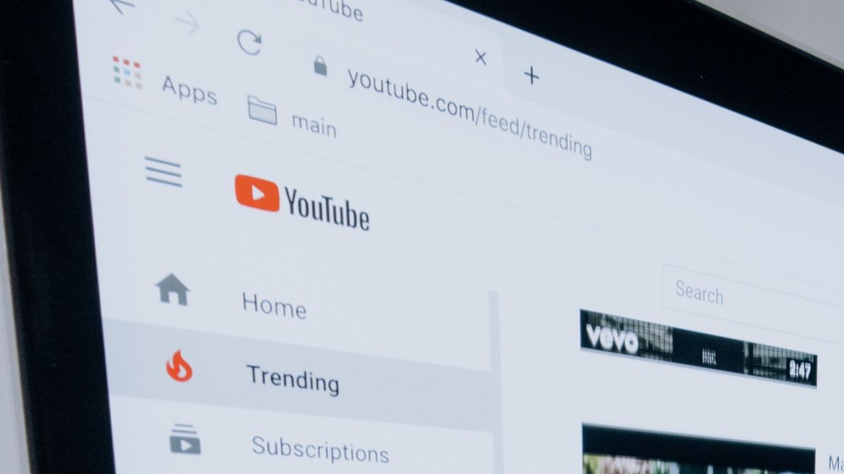 YouTube w przeglądarce