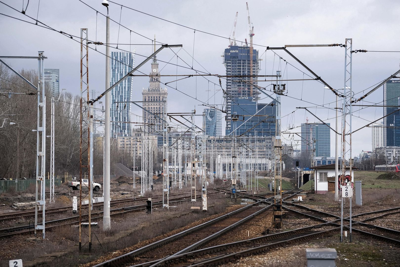 Remont toru na odcinku Warszawa Centralna – Warszawa Wschodnia