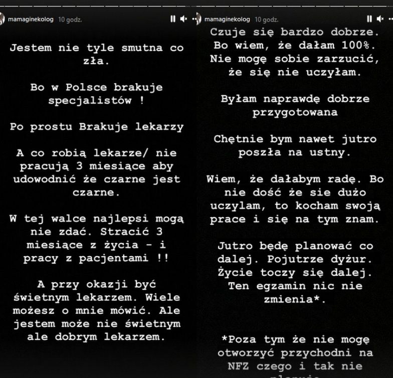 Mama Ginekolog nie zdała egzaminu specjalizacyjnego