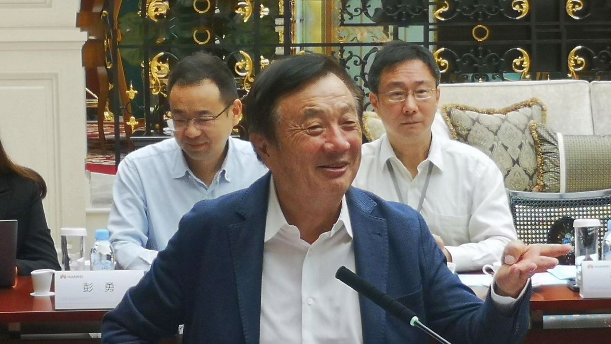 Ren Zhengfei podczas rozmowy z azjatyckimi mediami. 21.05.2019 [fot. Xinhua News]