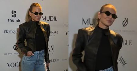 Odstrzelona Anna Lewandowska dzielnie pozuje fotoreporterom do zdjęć (WIDEO)