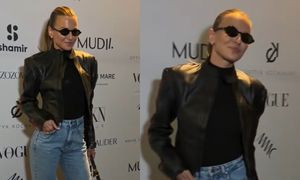 Odstrzelona Anna Lewandowska dzielnie pozuje fotoreporterom do zdjęć (WIDEO)