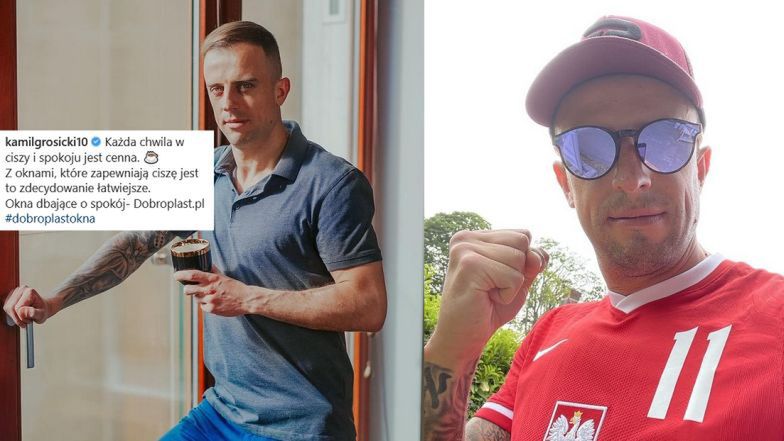 Kamil Grosicki - reklama okien