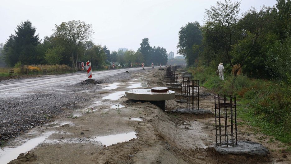 Zobacz, jak postępują prace przy budowie łącznika ulic Krzyżanowskiego z Wieniawskiego w Rzeszowie